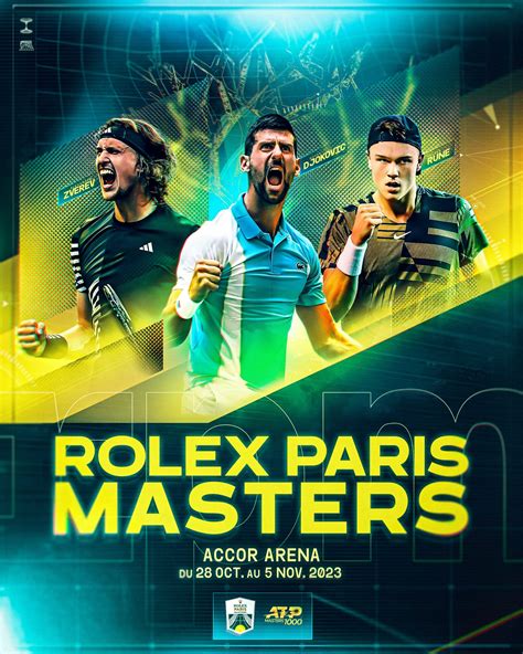 programme rolex master paris|Rolex Paris masters prize money.